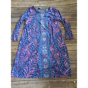 Lilly Pulitzer Bal Harbour mid-rise Turquoise Teal Water Ya Waiting For Dress